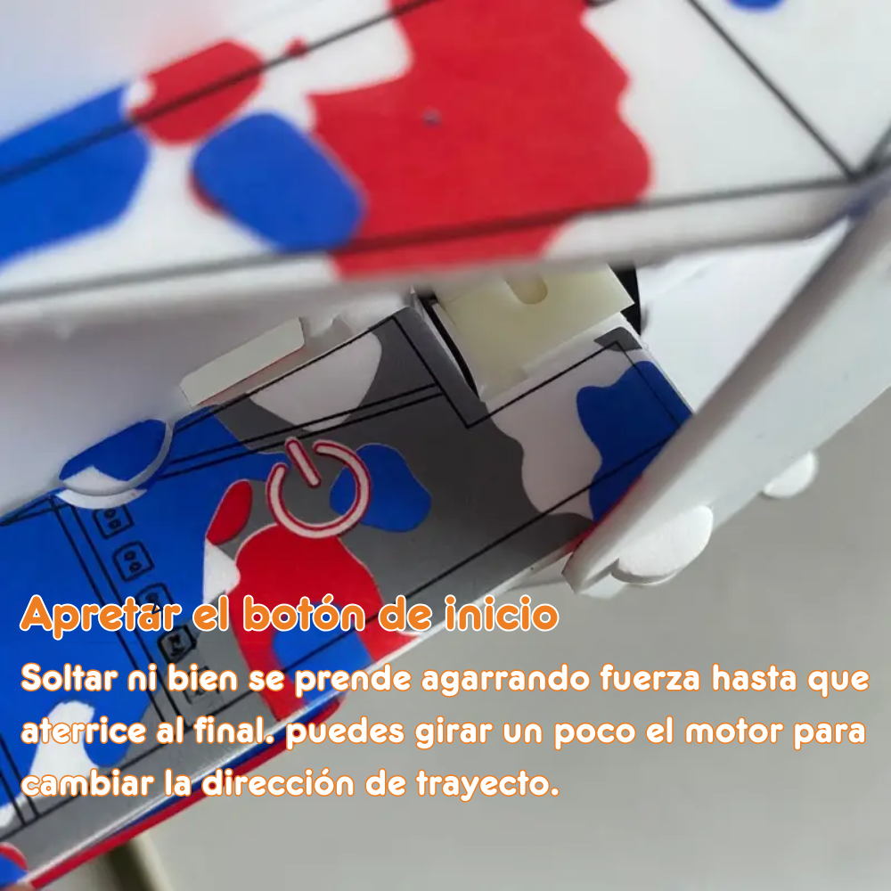 AVION ARMABLE RECARGABLE CON LEDS