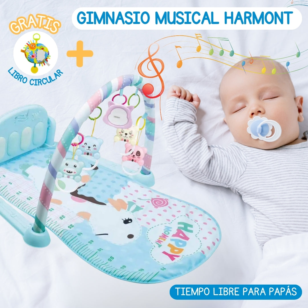 GIMNASIO MUSICAL HARMONT + LIBRO SENSORIAL