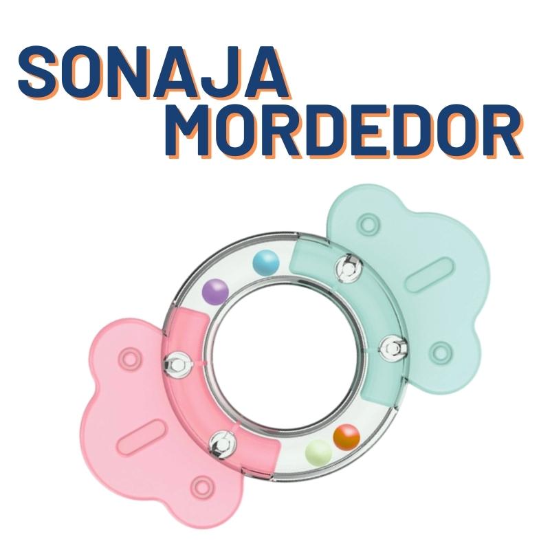 SET PANDERETA + SONAJAS MORDEDORES 4PZS