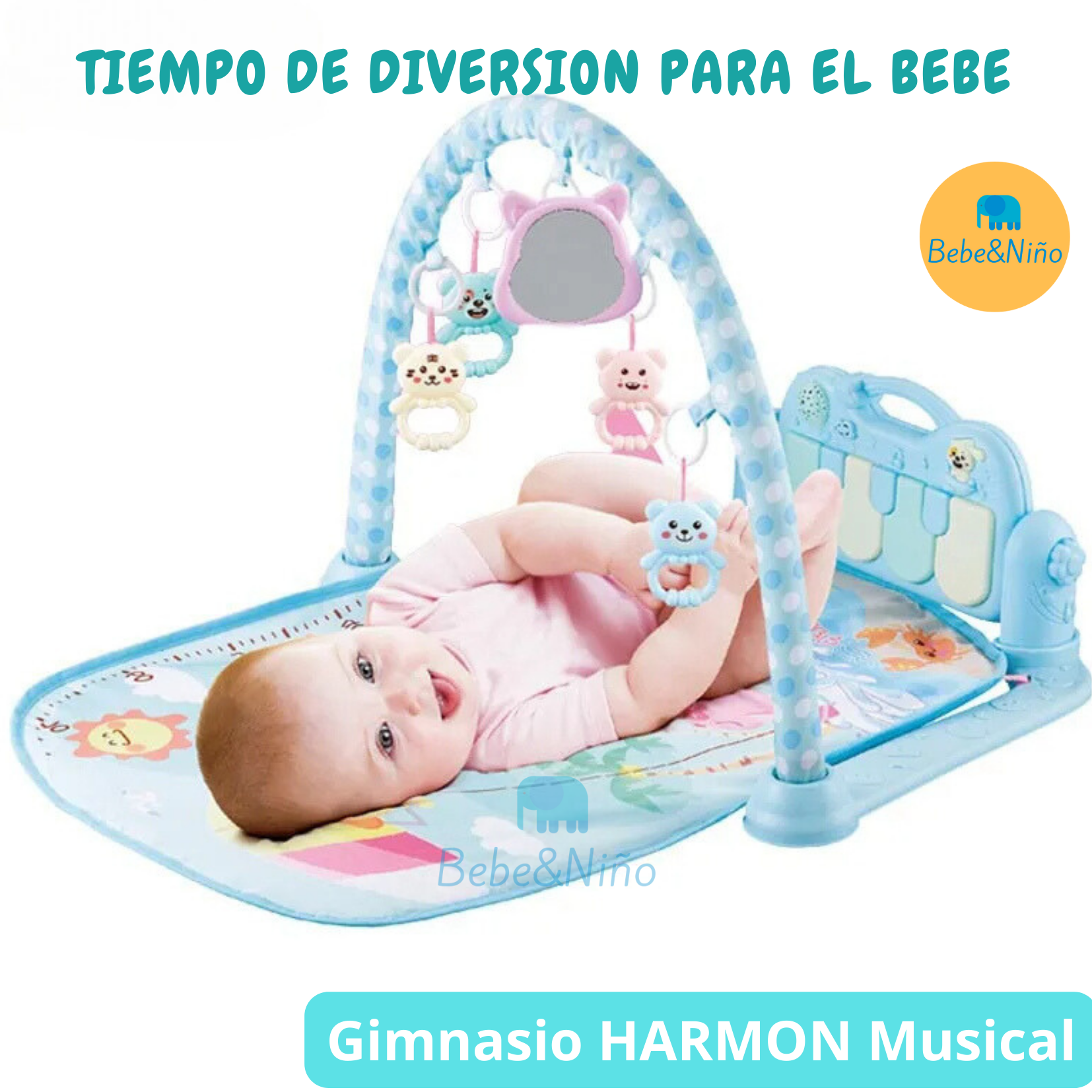 GIMNASIO MUSICAL HARMONT + LIBRO SENSORIAL